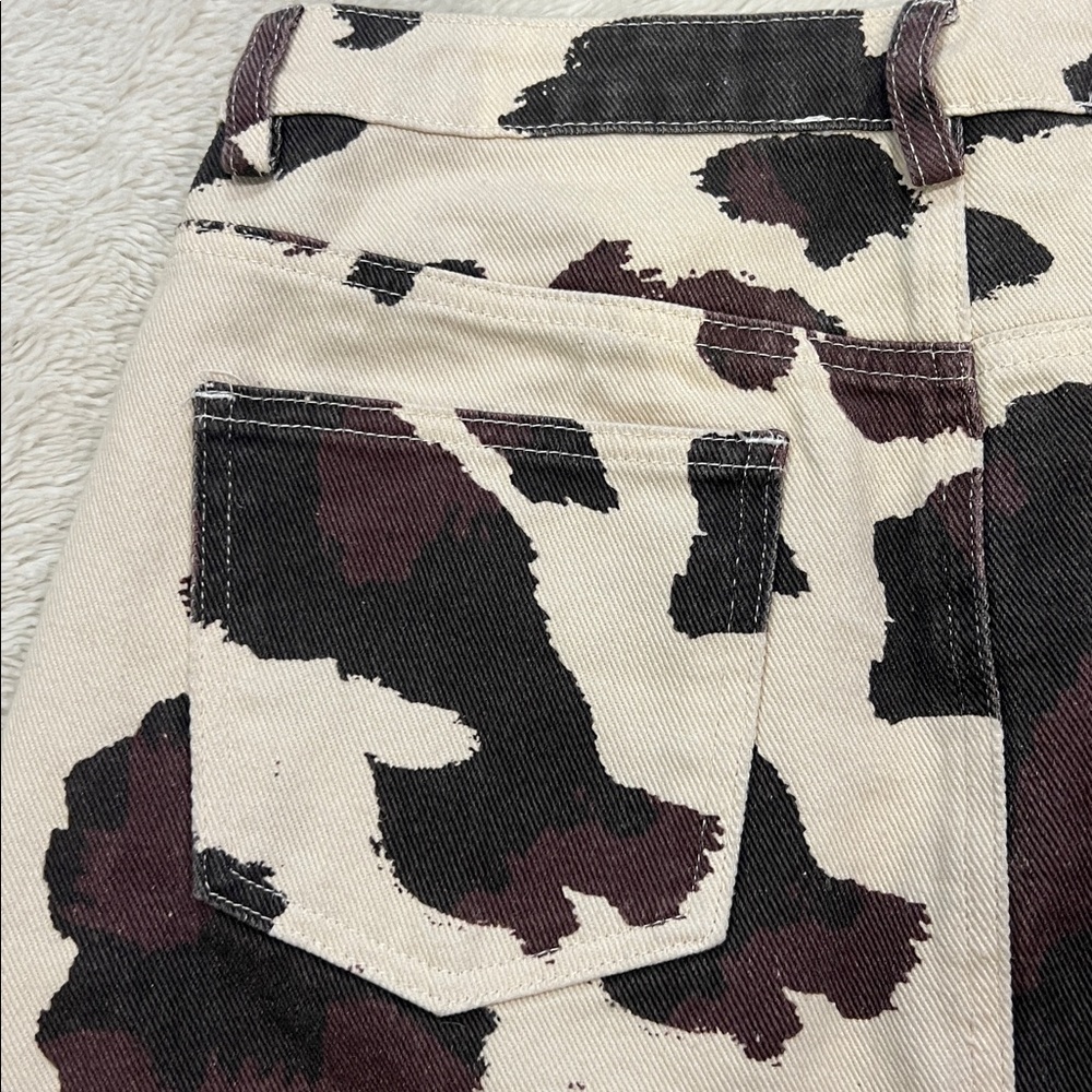 Altar’d State Cow print skirt large - Picture 6 of 7